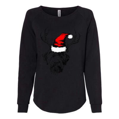 Wire Haired Pointing Griffon Griffmas  Womens California Wash Sweatshirt