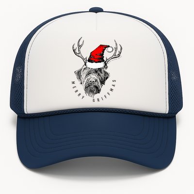 Wire Haired Pointing Griffon Griffmas  Trucker Hat