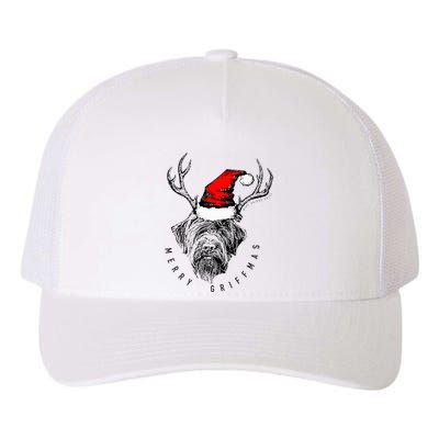 Wire Haired Pointing Griffon Griffmas  Yupoong Adult 5-Panel Trucker Hat