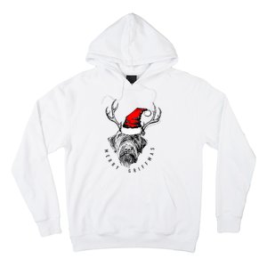 Wire Haired Pointing Griffon Griffmas  Hoodie