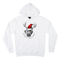 Wire Haired Pointing Griffon Griffmas  Hoodie