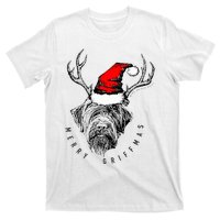 Wire Haired Pointing Griffon Griffmas  T-Shirt