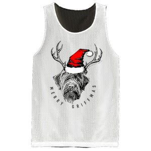 Wire Haired Pointing Griffon Griffmas  Mesh Reversible Basketball Jersey Tank