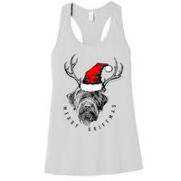 Wire Haired Pointing Griffon Griffmas  Women's Racerback Tank