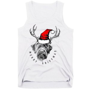 Wire Haired Pointing Griffon Griffmas  Tank Top