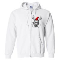 Wire Haired Pointing Griffon Griffmas  Full Zip Hoodie