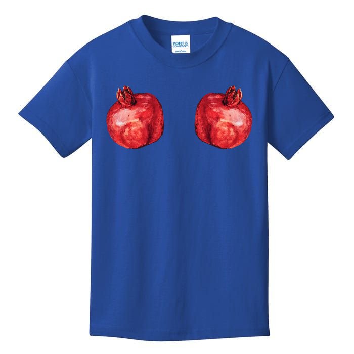 Watercolor Hanging Pomegranate Fruit Lovers Gift Kids T-Shirt