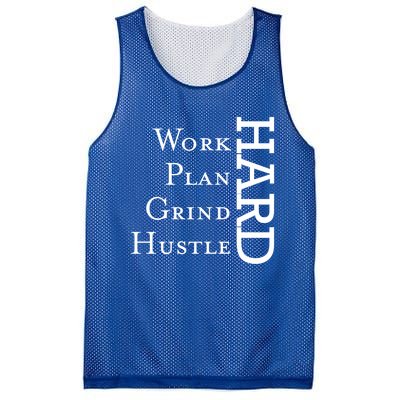 Work Hard Plan Hard Grind Hard Stay Humble Hustle Hard Grin Gift Mesh Reversible Basketball Jersey Tank