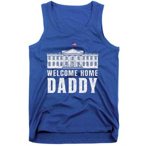 White House Patriotic Welcome Home Daddys Tank Top