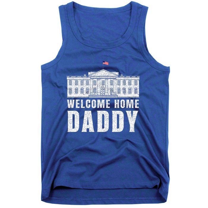 White House Patriotic Welcome Home Daddys Tank Top