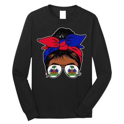 Wo Haitian Queen Haiti Independence flag 1804 wo Long Sleeve Shirt