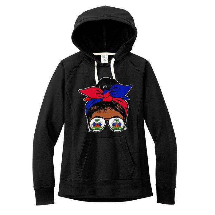 Wo Haitian Queen Haiti Independence flag 1804 wo Women's Fleece Hoodie