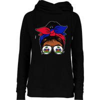 Wo Haitian Queen Haiti Independence flag 1804 wo Womens Funnel Neck Pullover Hood