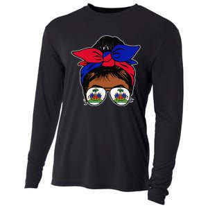 Wo Haitian Queen Haiti Independence flag 1804 wo Cooling Performance Long Sleeve Crew