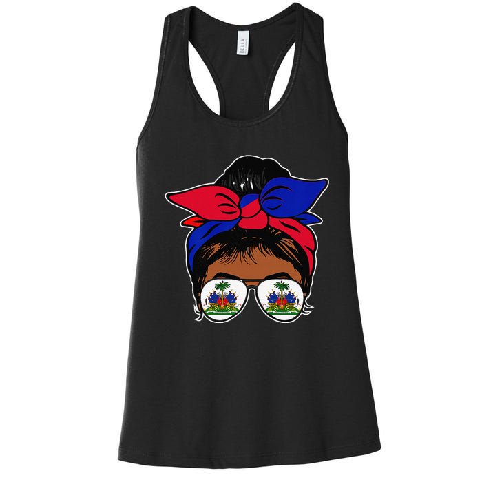 Wo Haitian Queen Haiti Independence flag 1804 wo Women's Racerback Tank