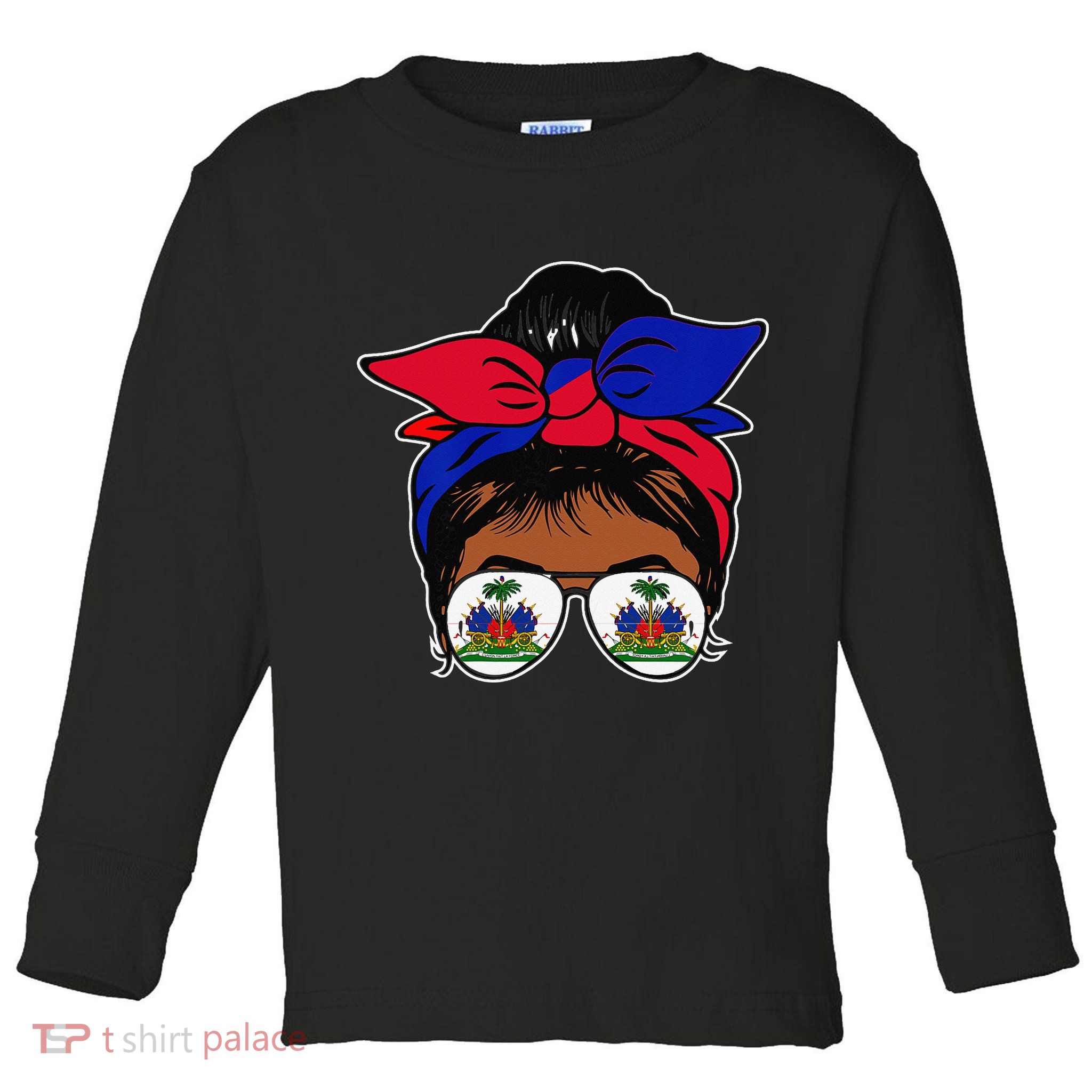 Wo Haitian Queen Haiti Independence flag 1804 wo Toddler Long Sleeve Shirt