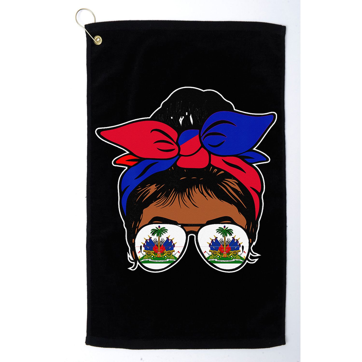 Wo Haitian Queen Haiti Independence flag 1804 wo Golf Towel