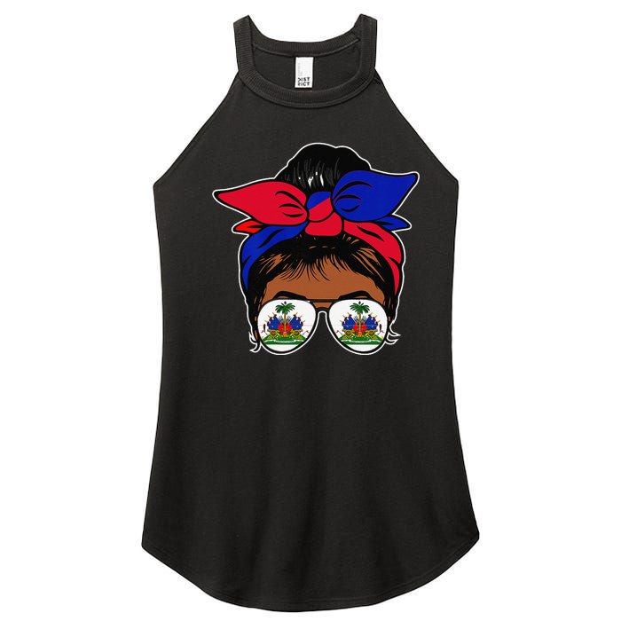 Wo Haitian Queen Haiti Independence flag 1804 wo Women's Perfect Tri Rocker Tank