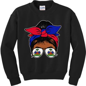 Wo Haitian Queen Haiti Independence flag 1804 wo Kids Sweatshirt