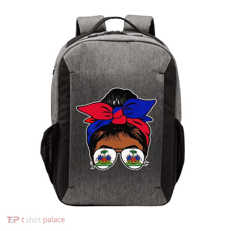 Wo Haitian Queen Haiti Independence flag 1804 wo Vector Backpack