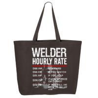 Welder Hourly Rate Funny Welding Gift For Metal Worker 25L Jumbo Tote