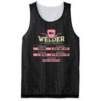 Welder Hourly Rate Funny Welding Welder Mesh Reversible Basketball Jersey Tank