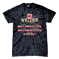 Welder Hourly Rate Funny Welding Welder Tie-Dye T-Shirt