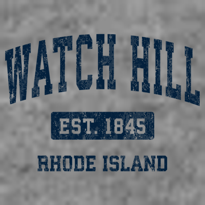 Watch Hill Rhode Island Ri Vintage Athletic Sports Toddler Hoodie