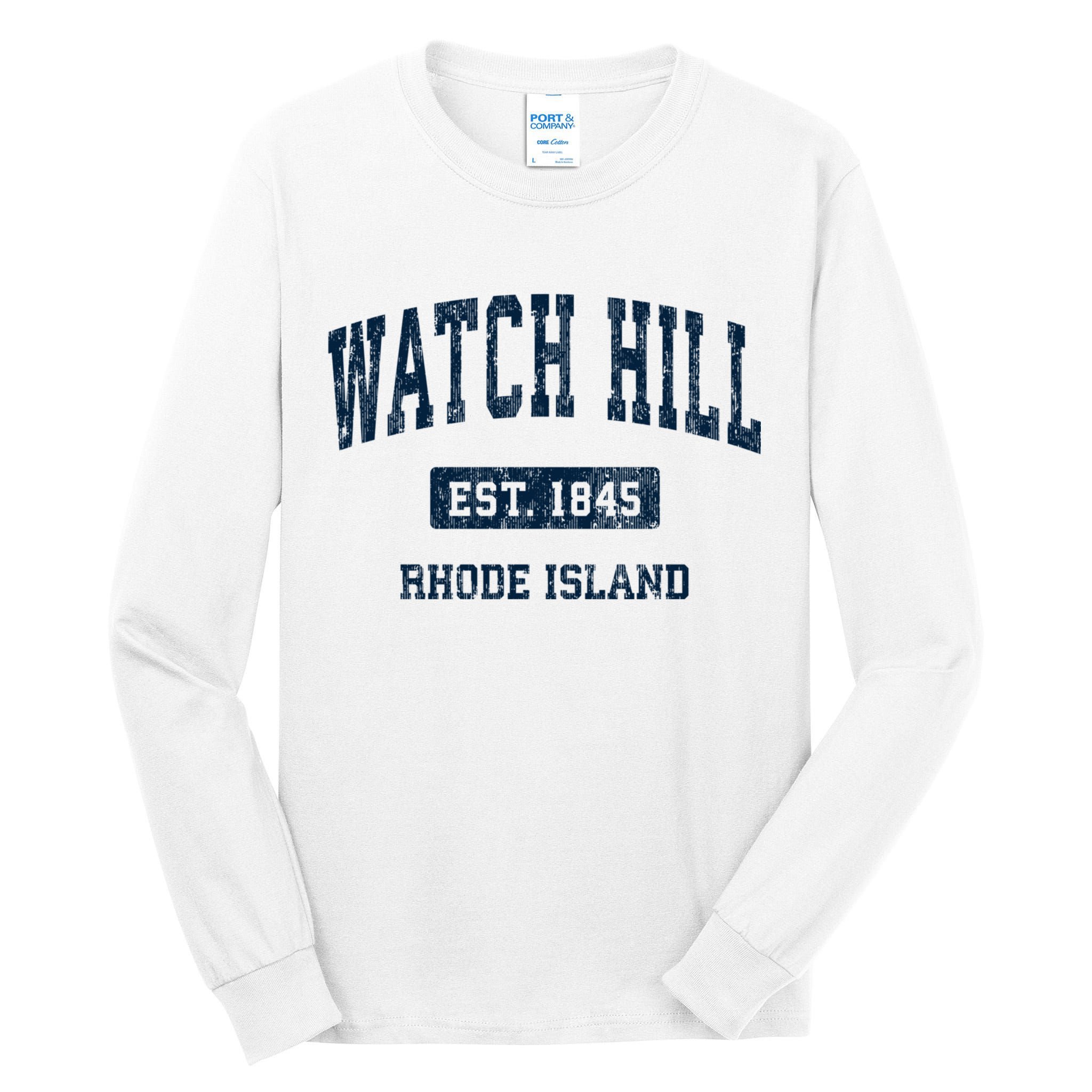 Watch Hill Rhode Island Ri Vintage Athletic Sports Tall Long Sleeve T-Shirt