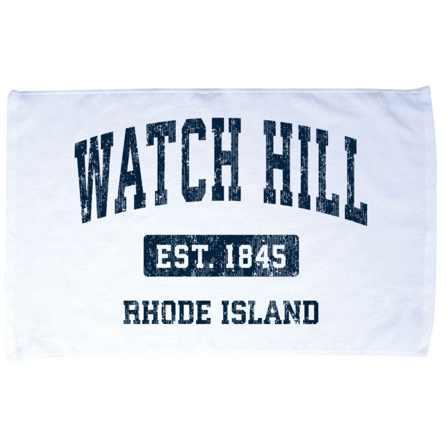 Watch Hill Rhode Island Ri Vintage Athletic Sports Microfiber Hand Towel