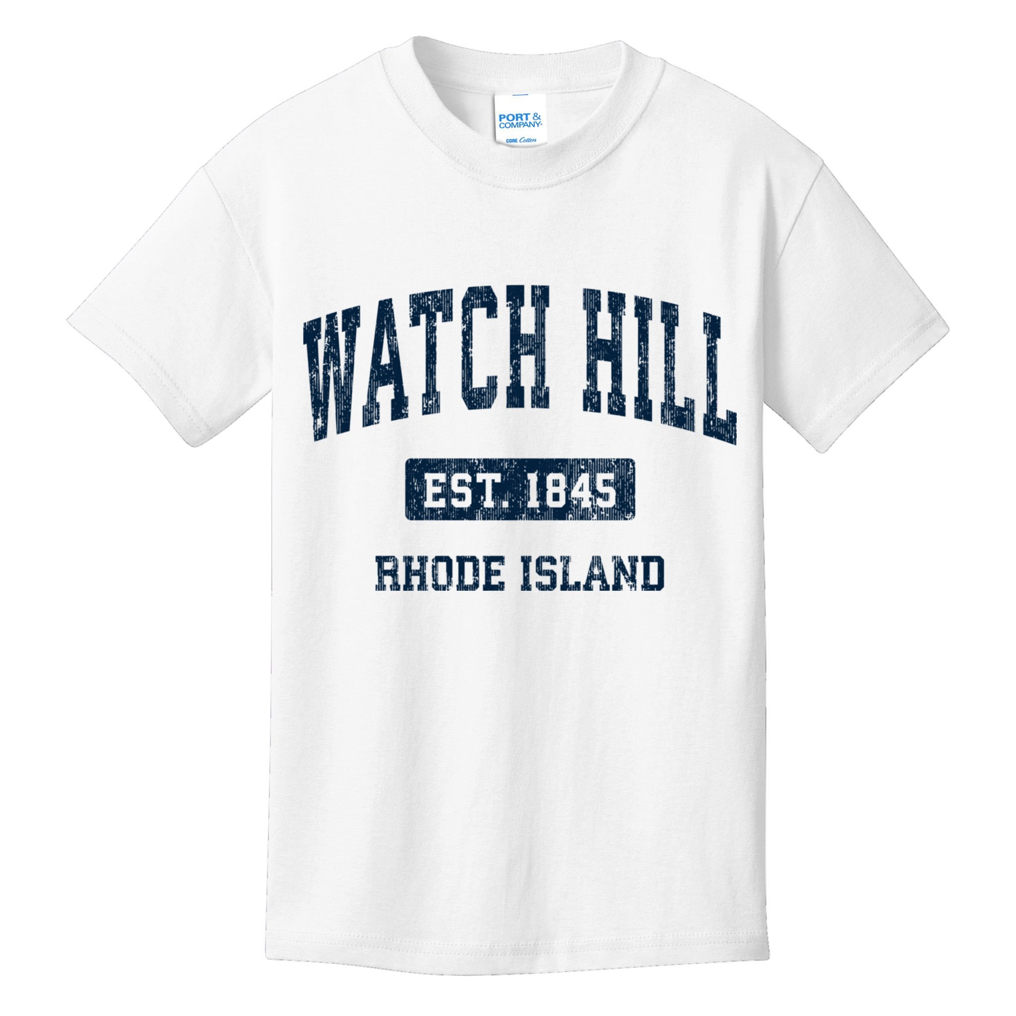 Watch Hill Rhode Island Ri Vintage Athletic Sports Kids T-Shirt