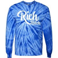 Wo Hot Rich Bitch Fashion Tops Great Gift Tie-Dye Long Sleeve Shirt