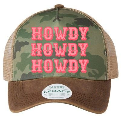 White Howdy Rodeo Western Country Southern Cowgirl Legacy Tie Dye Trucker Hat