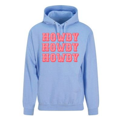 White Howdy Rodeo Western Country Southern Cowgirl Unisex Surf Hoodie