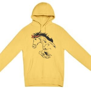 Wild Horse Running Premium Pullover Hoodie