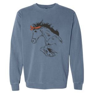 Wild Horse Running Garment-Dyed Sweatshirt