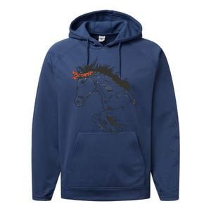 Wild Horse Running Performance Fleece Hoodie