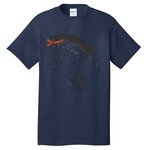 Wild Horse Running Tall T-Shirt