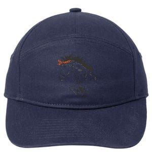 Wild Horse Running 7-Panel Snapback Hat