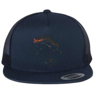 Wild Horse Running Flat Bill Trucker Hat