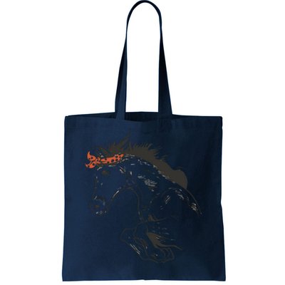 Wild Horse Running Tote Bag