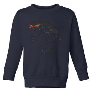 Wild Horse Running Toddler Sweatshirt