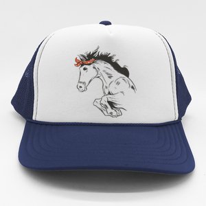 Wild Horse Running Trucker Hat