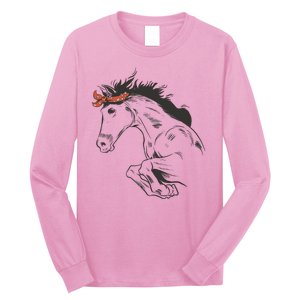 Wild Horse Running Long Sleeve Shirt