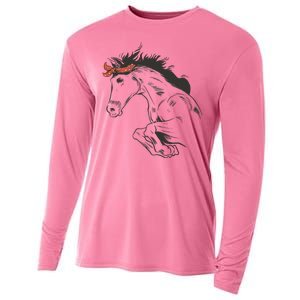 Wild Horse Running Cooling Performance Long Sleeve Crew