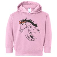 Wild Horse Running Toddler Hoodie