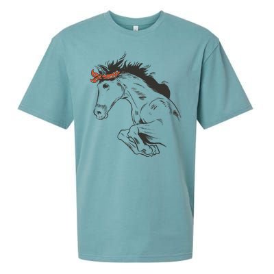 Wild Horse Running Sueded Cloud Jersey T-Shirt