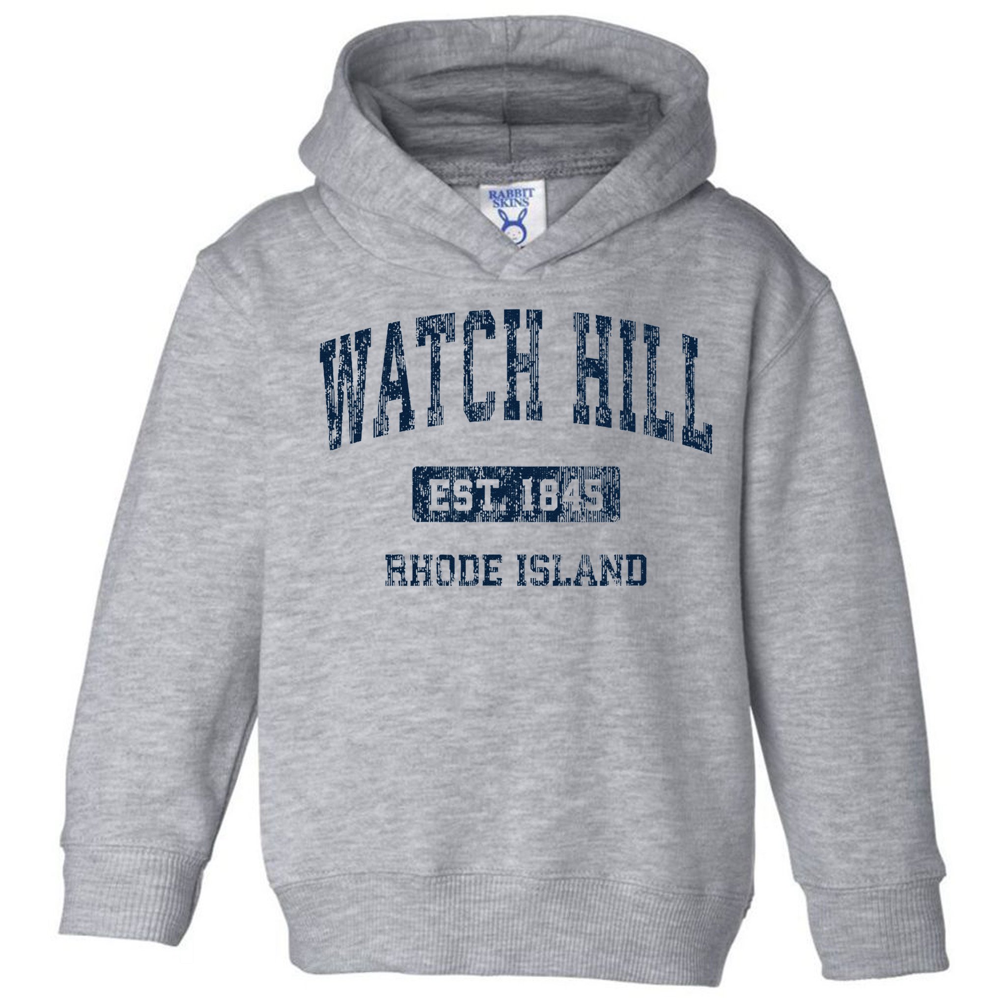 Watch Hill Rhode Island RI Vintage Athletic Sports Design Toddler Hoodie