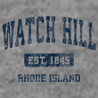 Watch Hill Rhode Island RI Vintage Athletic Sports Design Toddler Hoodie