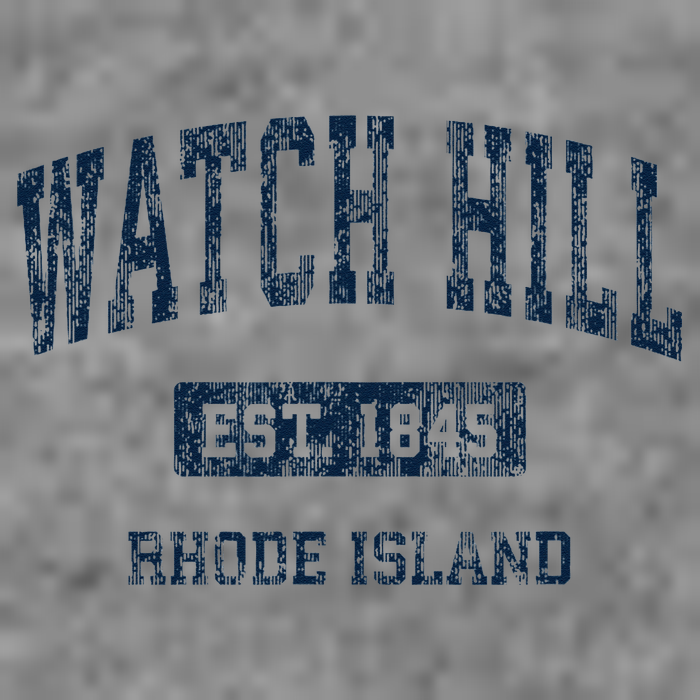 Watch Hill Rhode Island RI Vintage Athletic Sports Design Toddler Hoodie